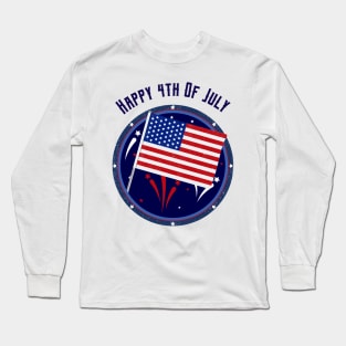 Happy 4th Of July Long Sleeve T-Shirt